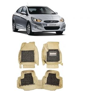 Floor Mats for Verna Fluidic - beige